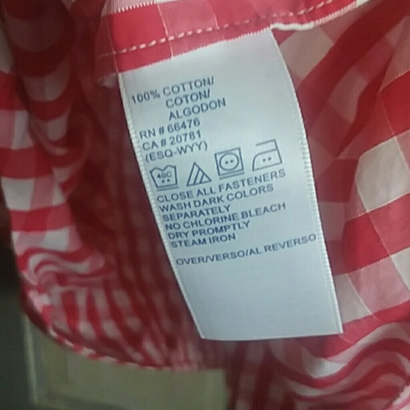 Tommy Hilfiger Plaid Tie Up Shirt - Picture 5 of 7